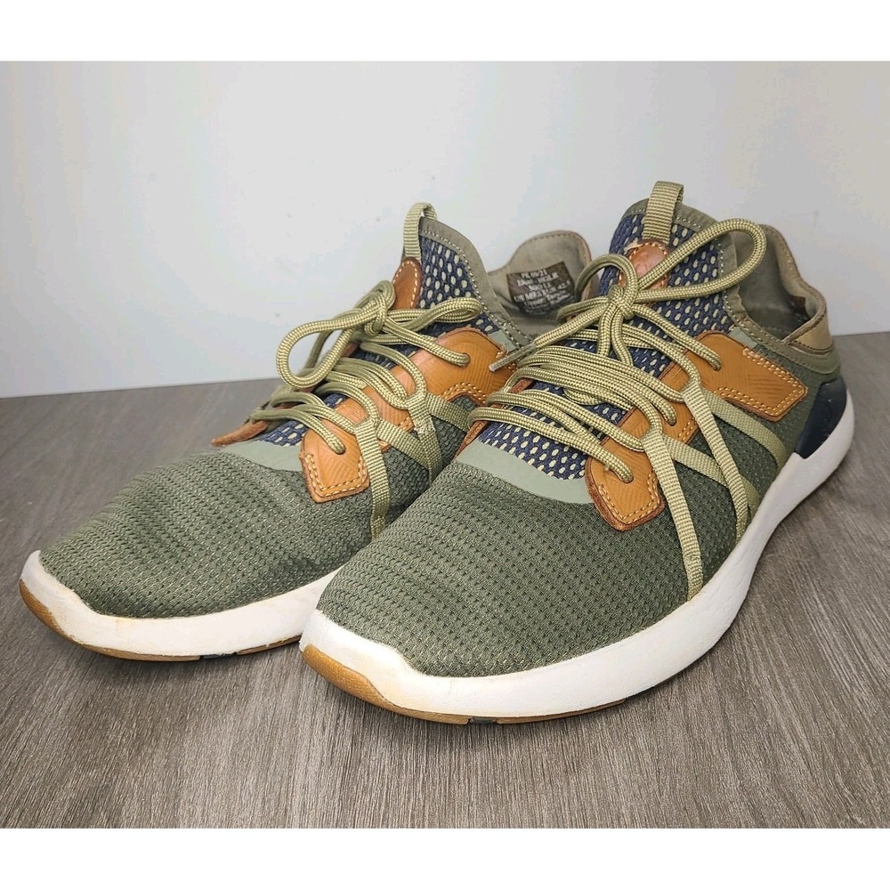 Olukai Mio Li Sneakers Hunter Green Lava Rock Shoes 10440-HGLR Mens Size 9.5